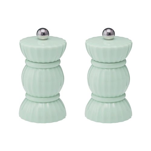 Bon Bon Set of 2 Salt and Pepper Grinders 10cm Sage