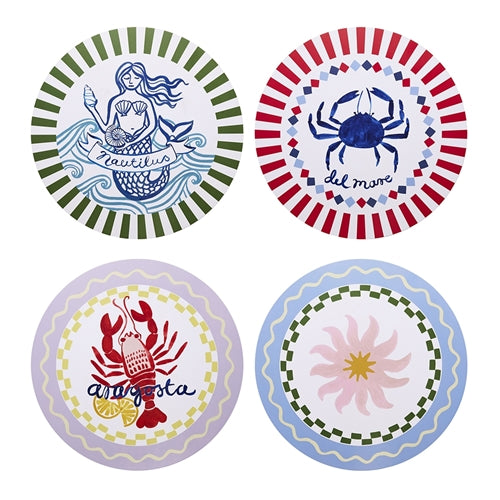 Nautilus Set of 4 Placemats 34cm Del Mare