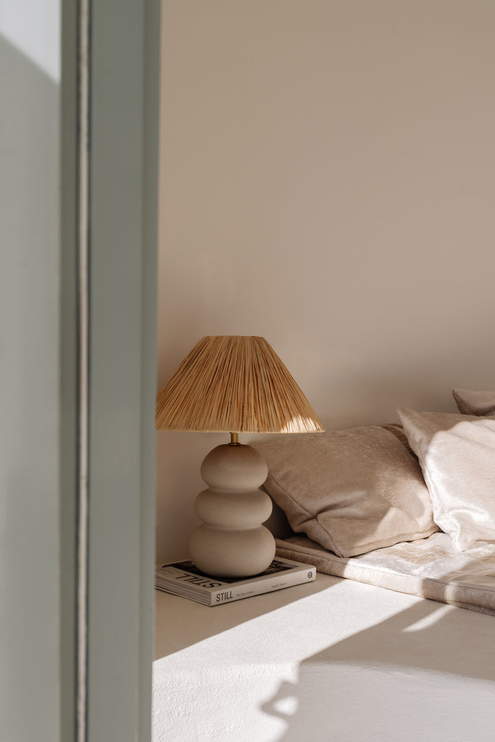 Soffia Raffia Table Lamp