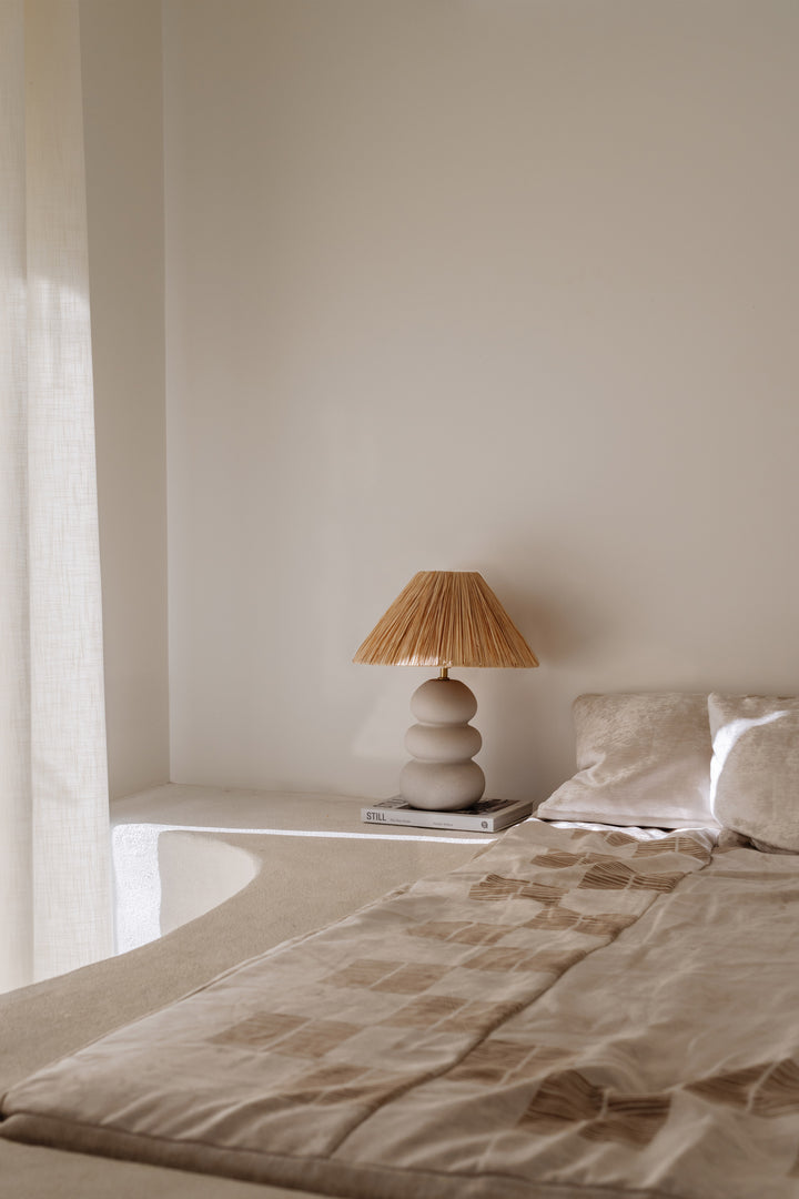 Soffia Raffia Table Lamp