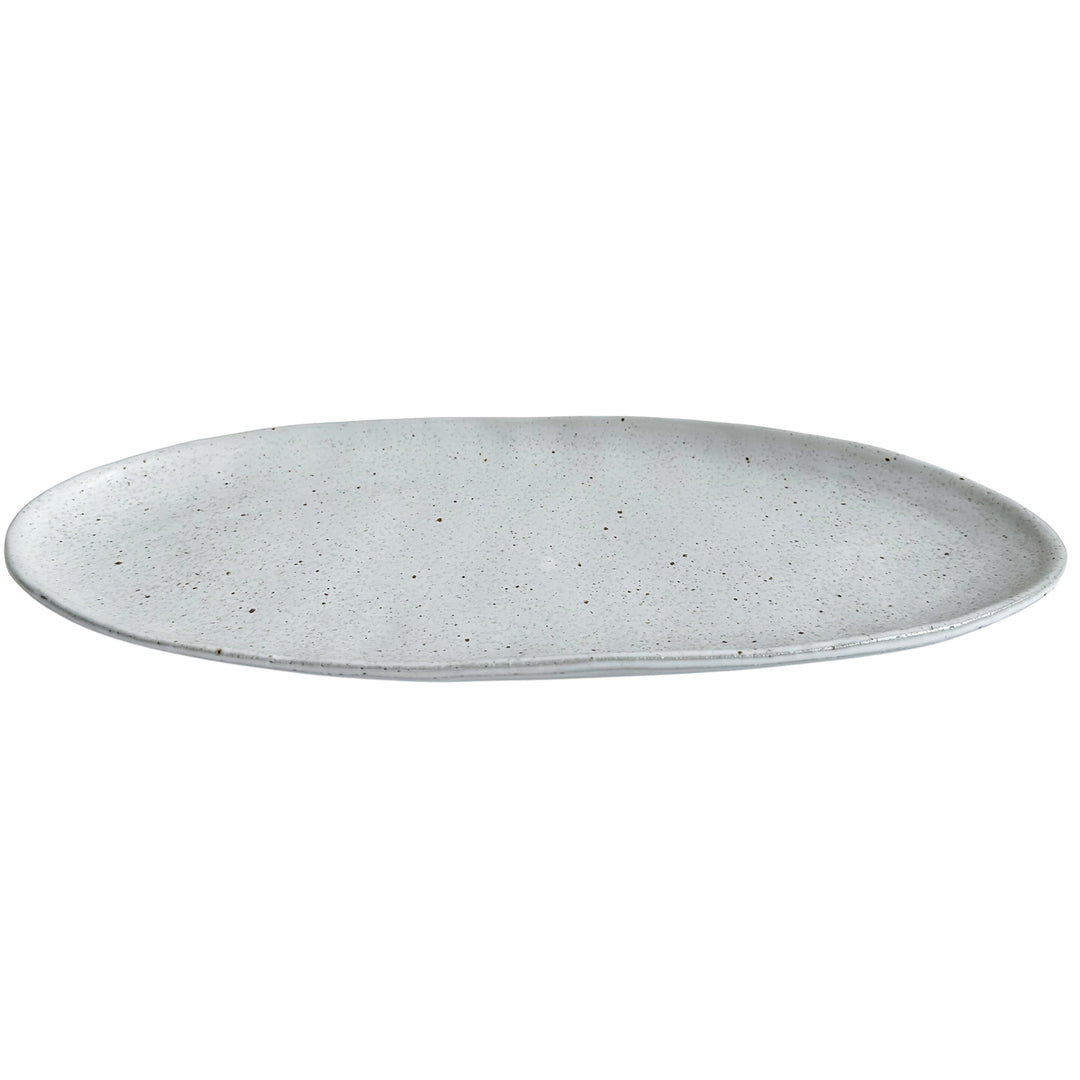 Ivory Ceramic Oval Platter 41x19cm