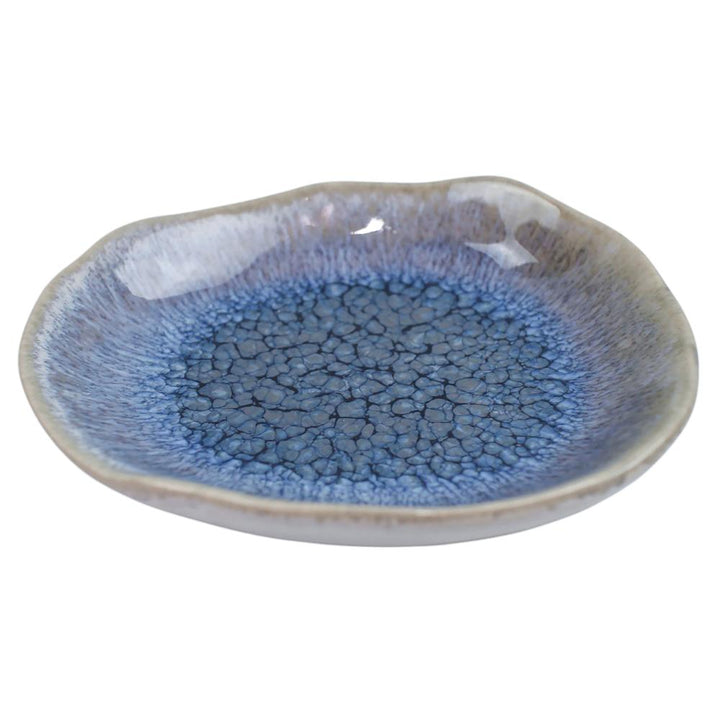 Snicker Dish Tealish 12x11