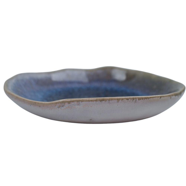 Snicker Dish Tealish 12x11