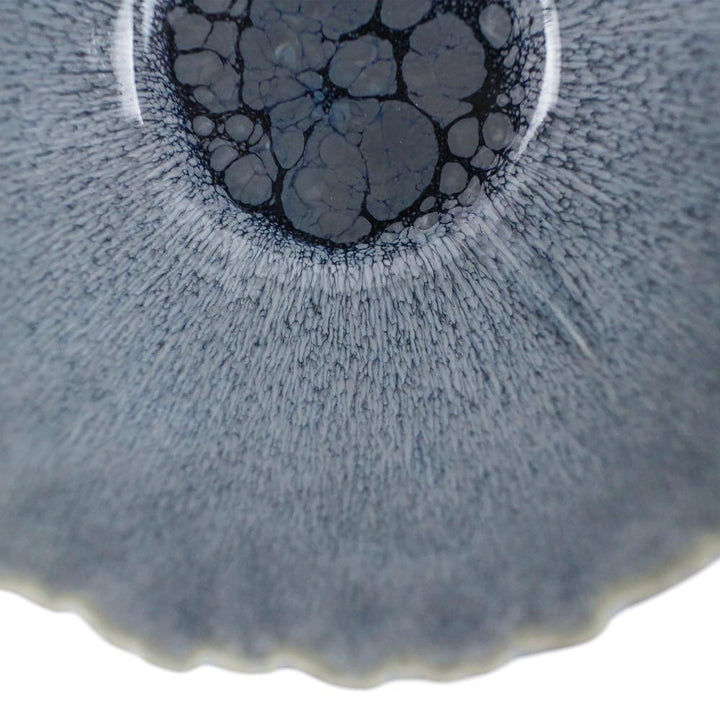 Blossom Bowl Tealish 15x15x8