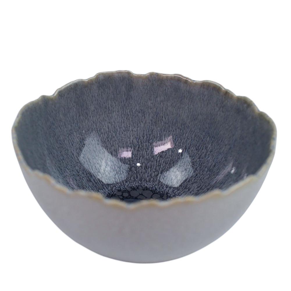 Blossom Bowl Tealish 15x15x8