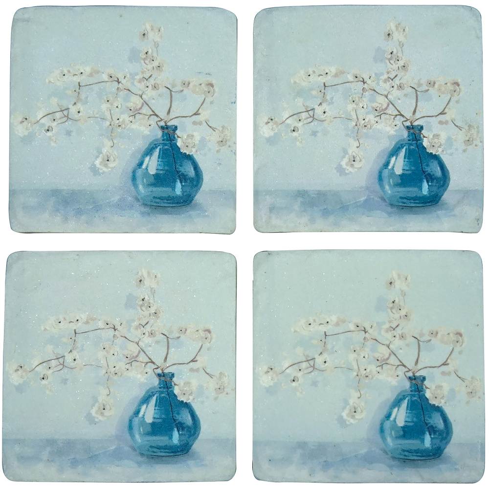 Simply Iris-istible Coaster 10cm Set of 4