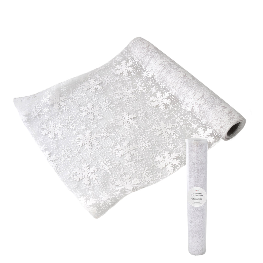 Tablerunner Poly 2M X 35Cm White
