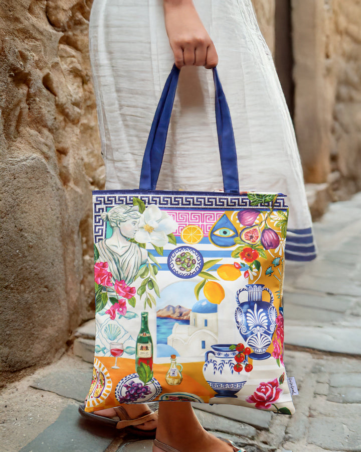 Tote Bag Mediterranean Summer