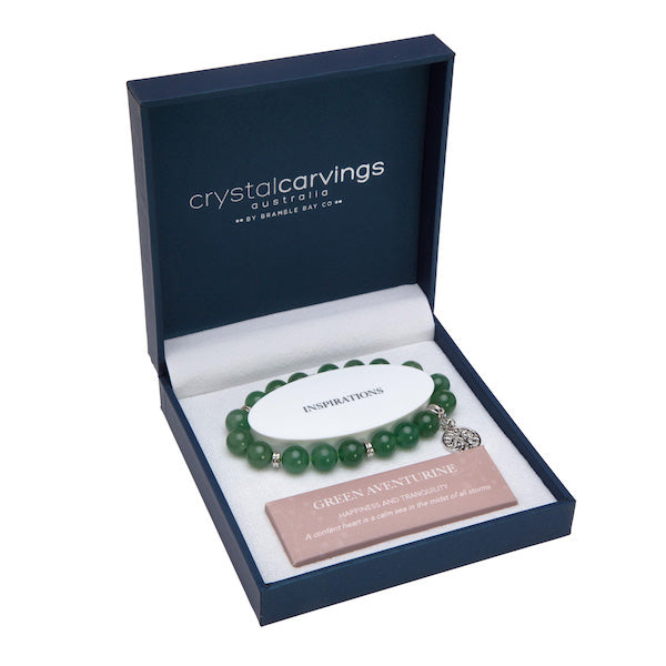 Green Aventurine Bracelet Tree Of Life