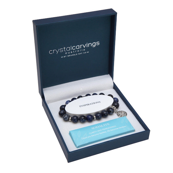 Sodalite Bracelet Tree Of Life