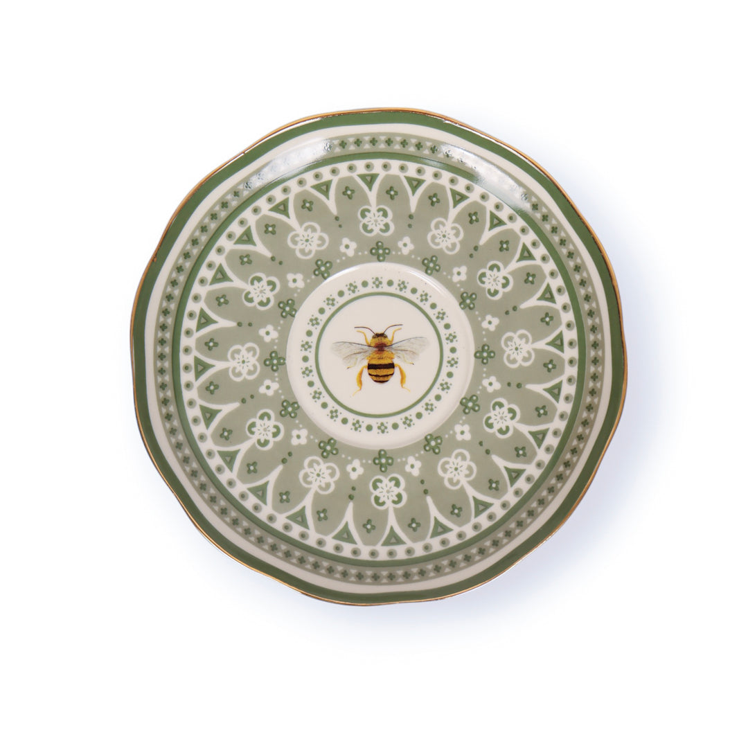 Tea Cup & Saucer Botanical Blooms