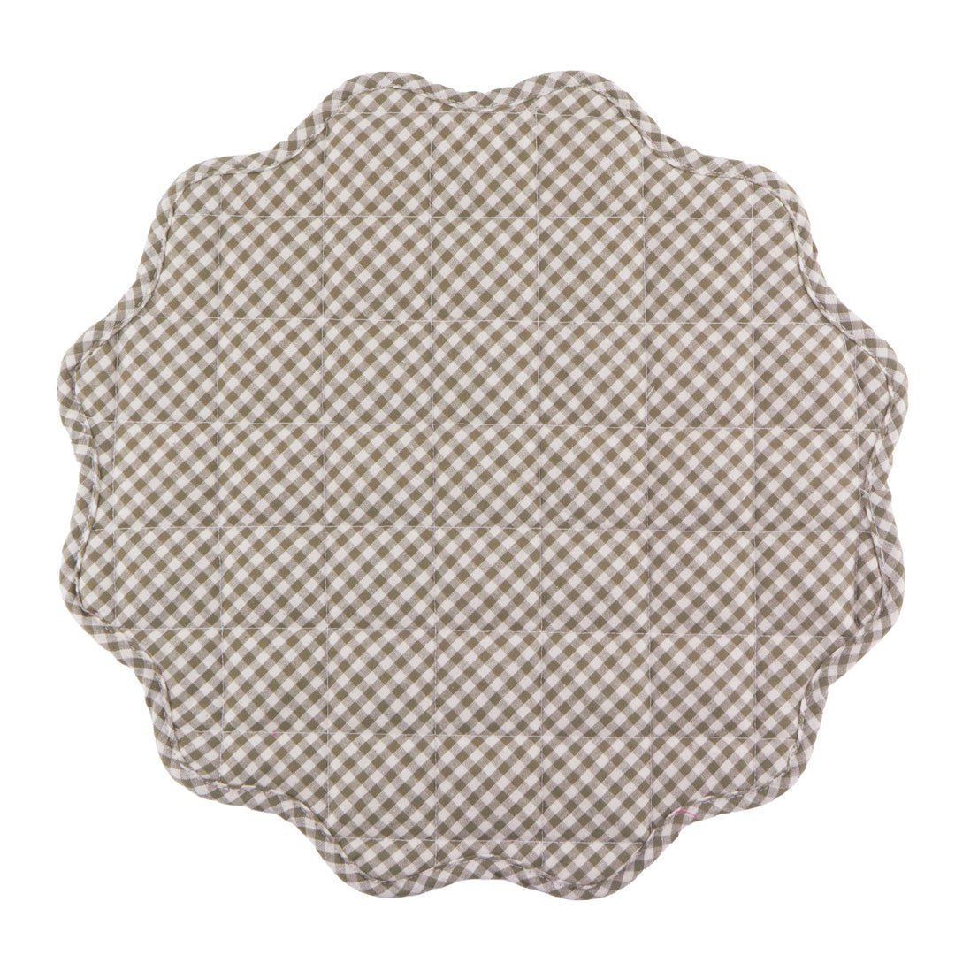 Laredo Cotton Placemat Olive 38cm