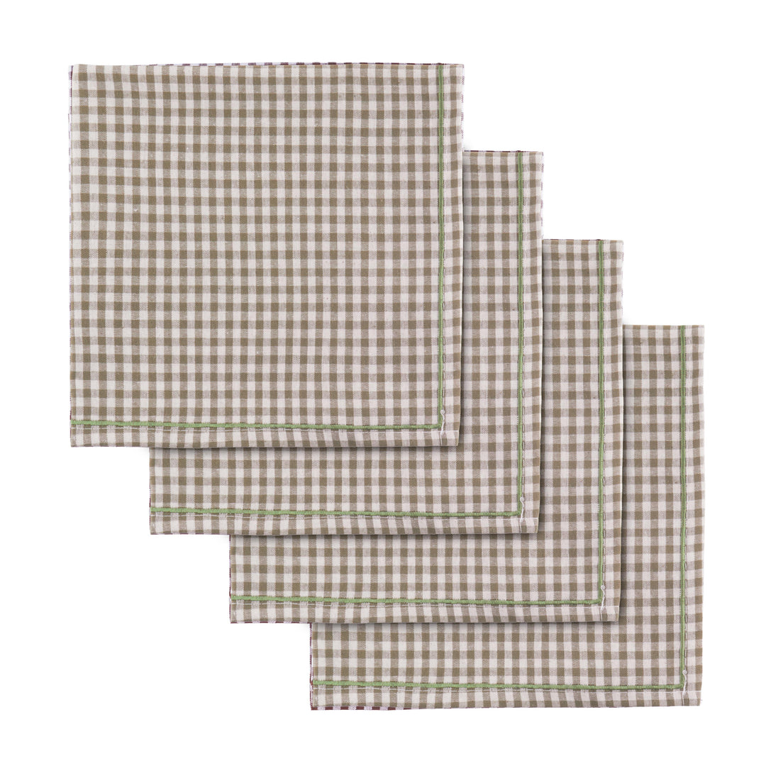 Laredo S/4 Cotton Napkins Olive 40cm