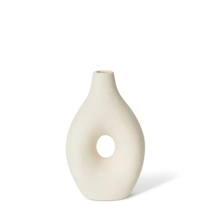 Ariana Vase 12x6x20cm Cream