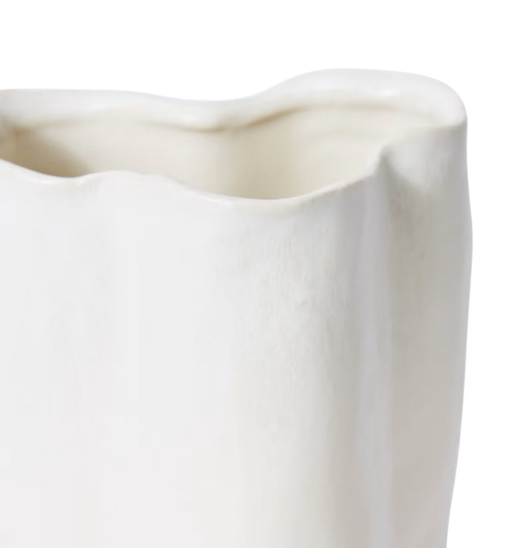 Kimani Vase 15x11x19cm Ivory