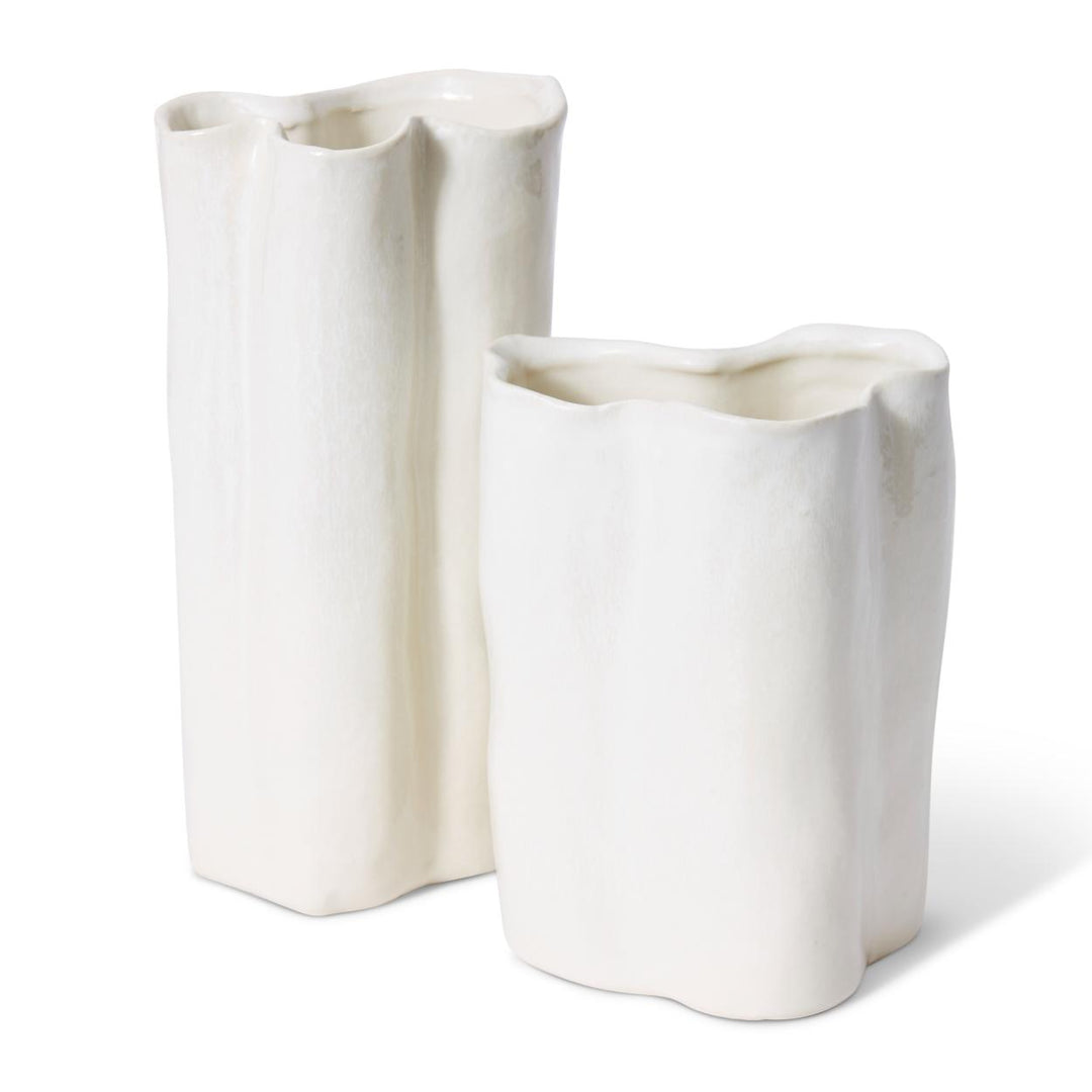Kimani Vase 15x11x19cm Ivory