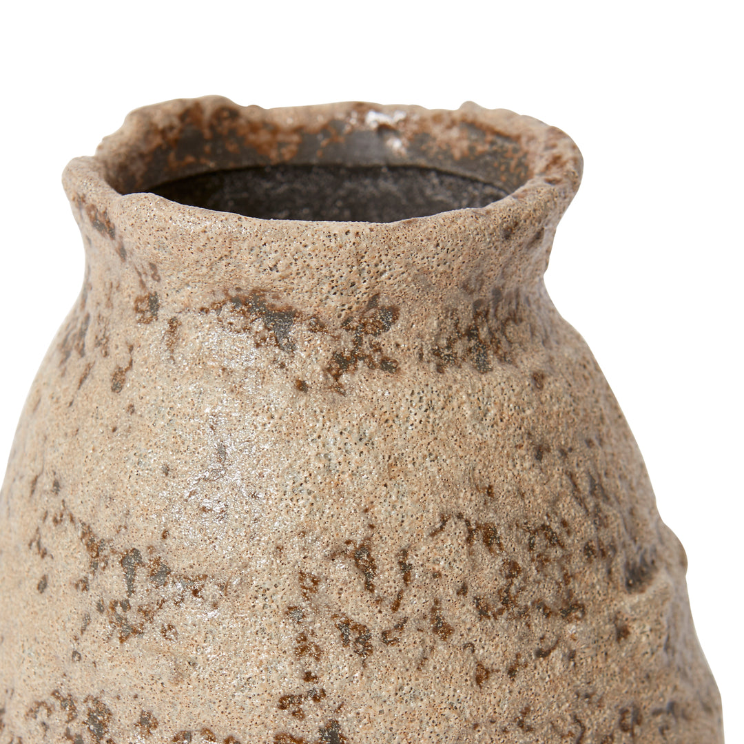 Assata Vase Brown 15x15x20cm