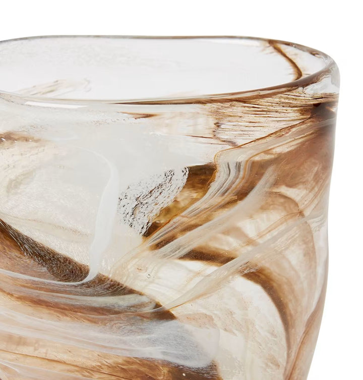 Dalila Vase 18x12x24cm Brown