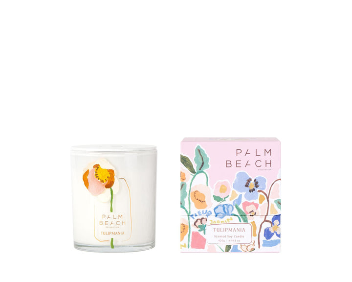 Palm Beach Collection Tulipmania Scented Candle 420g