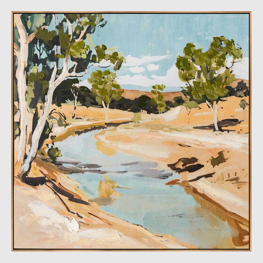 Creek Wall Art B 80x80cm
