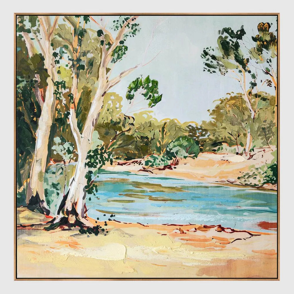 Creek Wall Art A 80x80cm