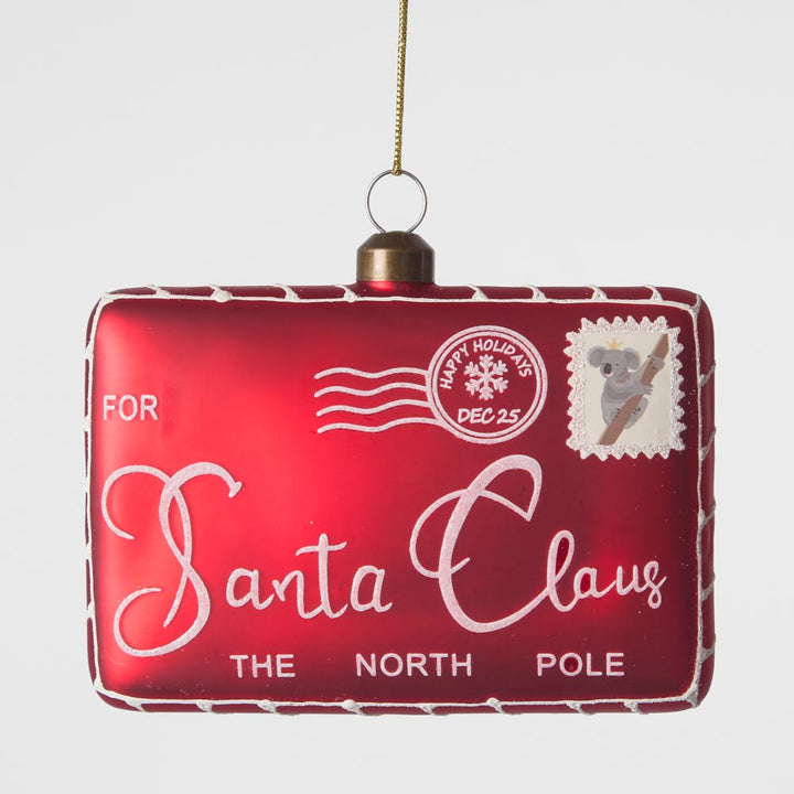 Aussie Letter to Santa Decoration 10.7x8.1cm