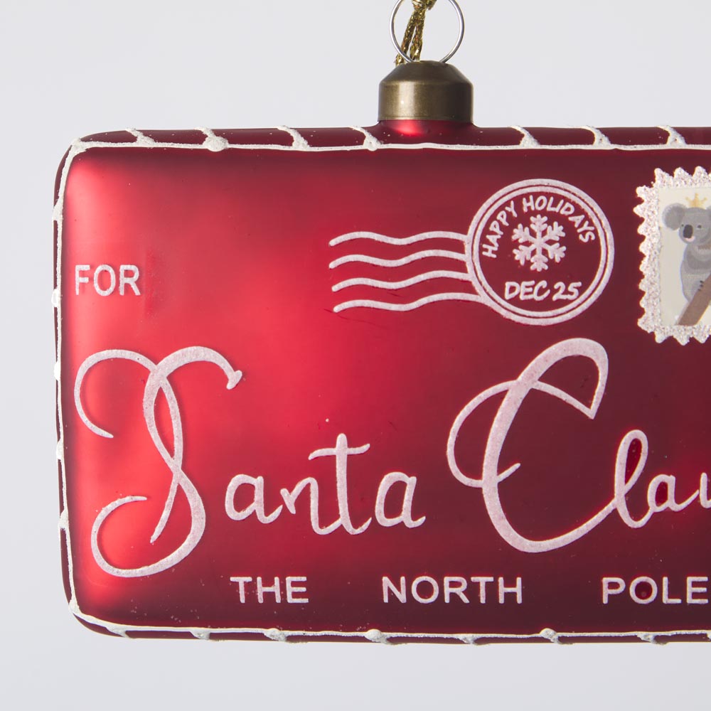 Aussie Letter to Santa Decoration 10.7x8.1cm