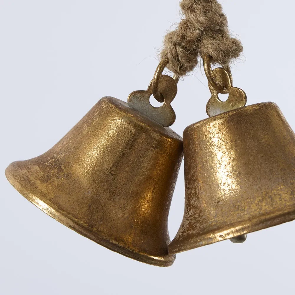 Antique Gold Bell Cluster 13x32cm