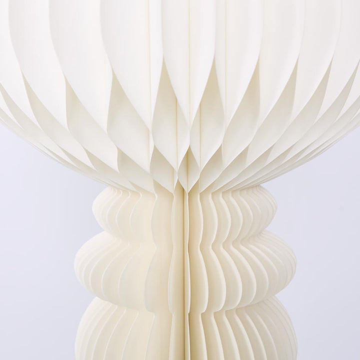 Giant Paper Cresting Finial Decoration White 26x100cm
