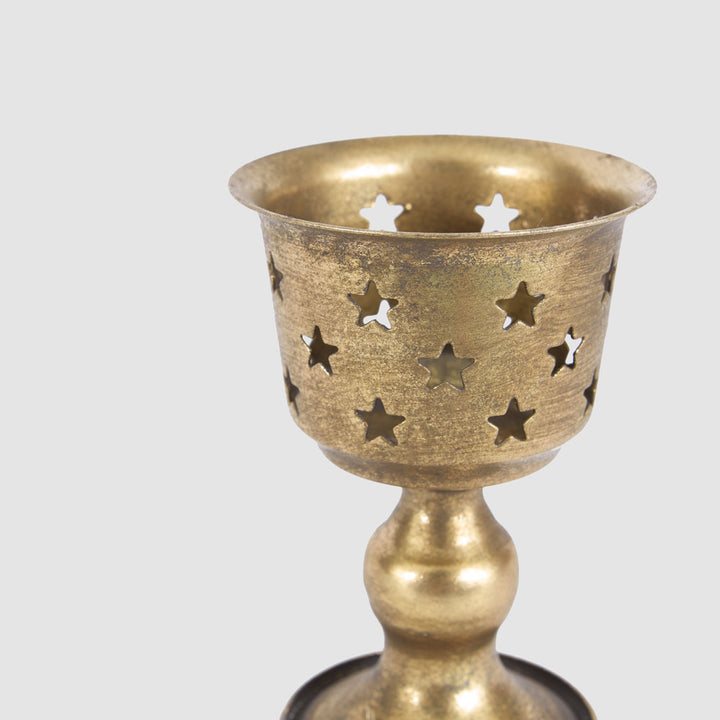 Small Celestial Tealight Holder 7.5x11cm