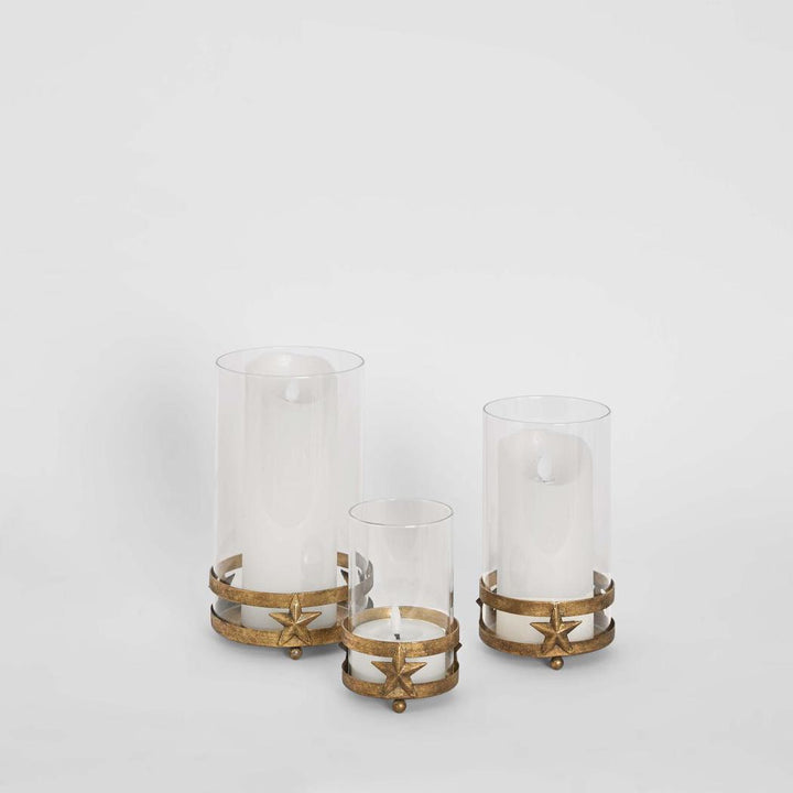 Golden Star Candle Stand Large 12.5cm