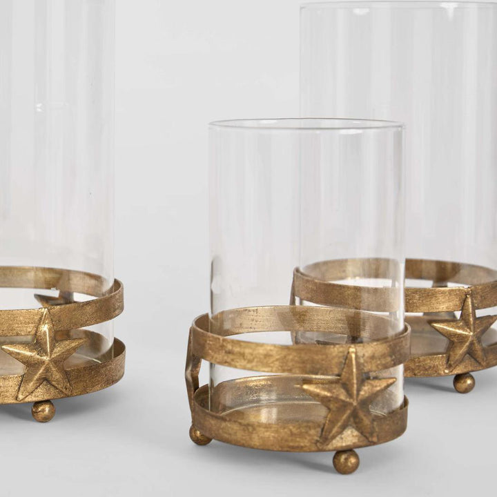 Golden Star Candle Stand Large 12.5cm