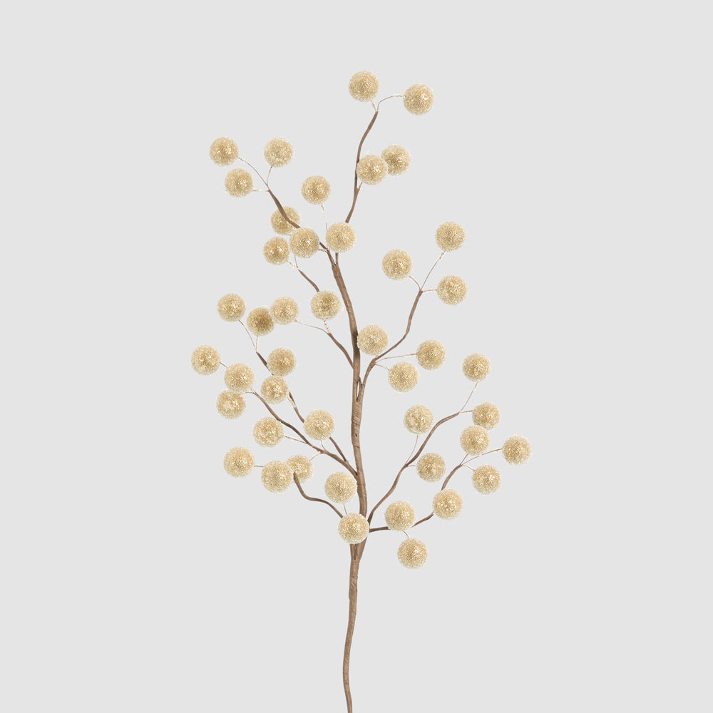 Sugar Gold Berry Stem 15x62cm