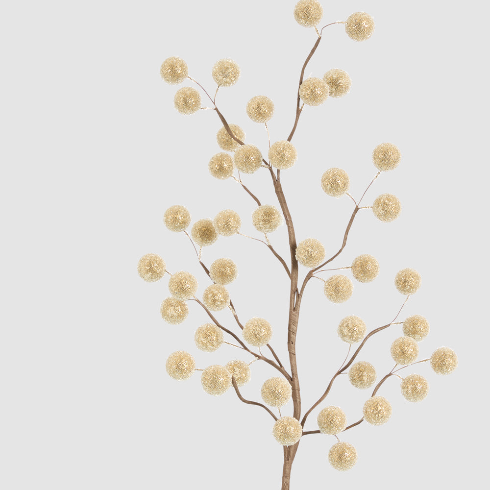 Sugar Gold Berry Stem 15x62cm