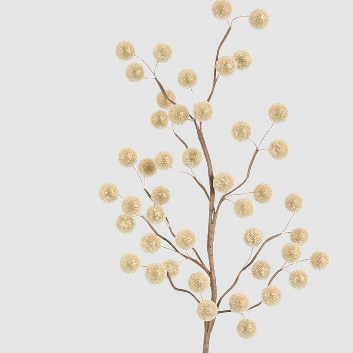 Sugar Gold Berry Stem 15x62cm
