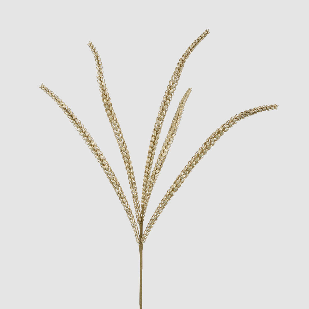 Glitter Leaf Spray Gold 20x87cm