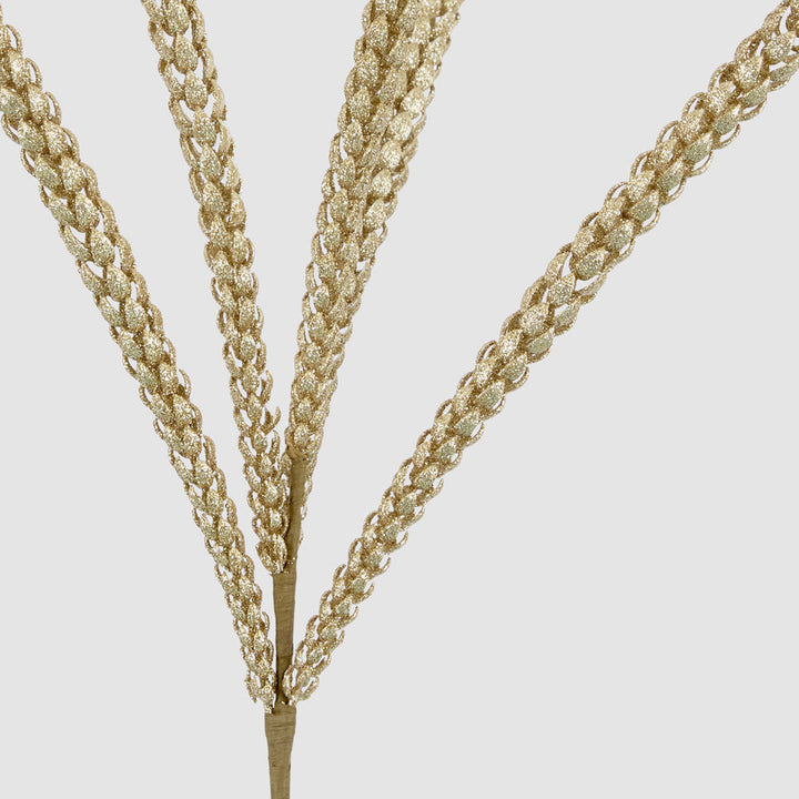 Glitter Leaf Spray Gold 20x87cm