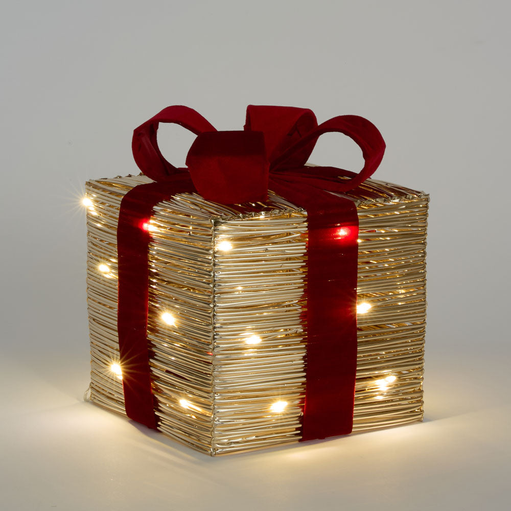 Small Wrap Light Up Gift Box 20x23cm
