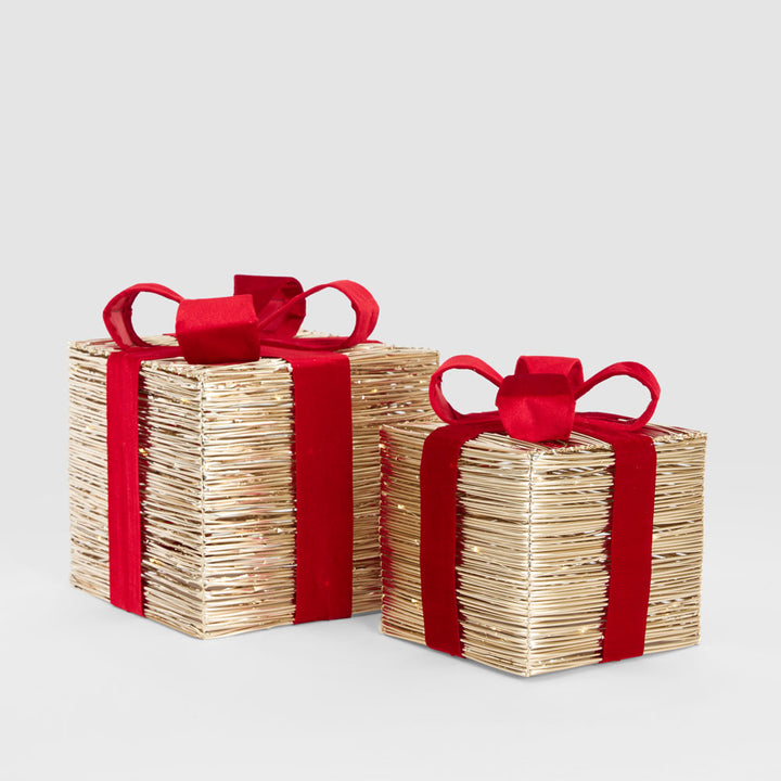 Small Wrap Light Up Gift Box 20x23cm