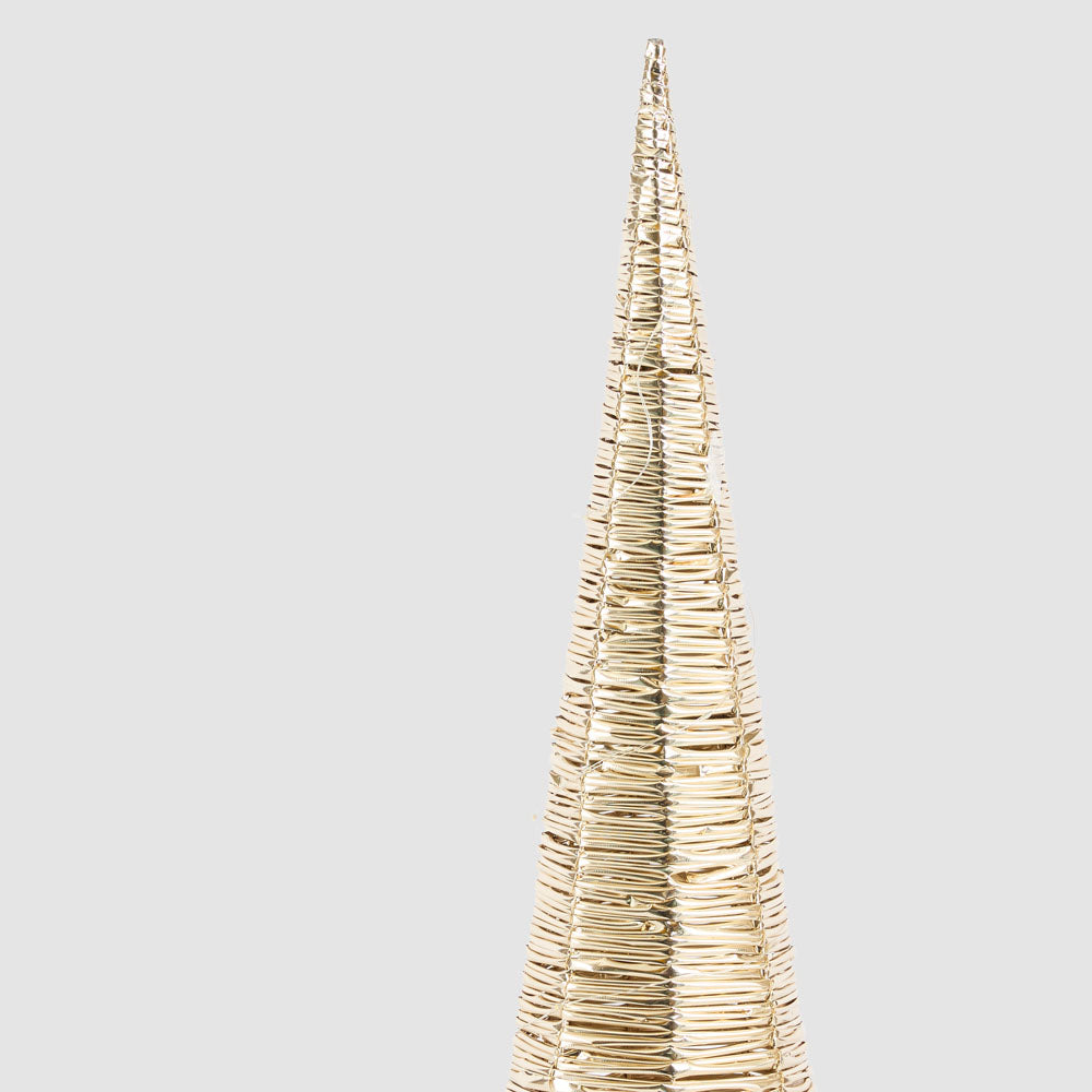 Large Wrap Light Up Cone Tree 16x60cm