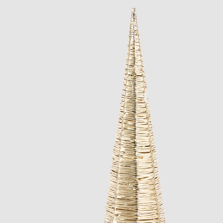 Large Wrap Light Up Cone Tree 16x60cm