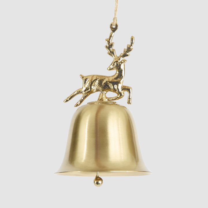 Reindeer Bell Tree Decoration 10x15.5cm