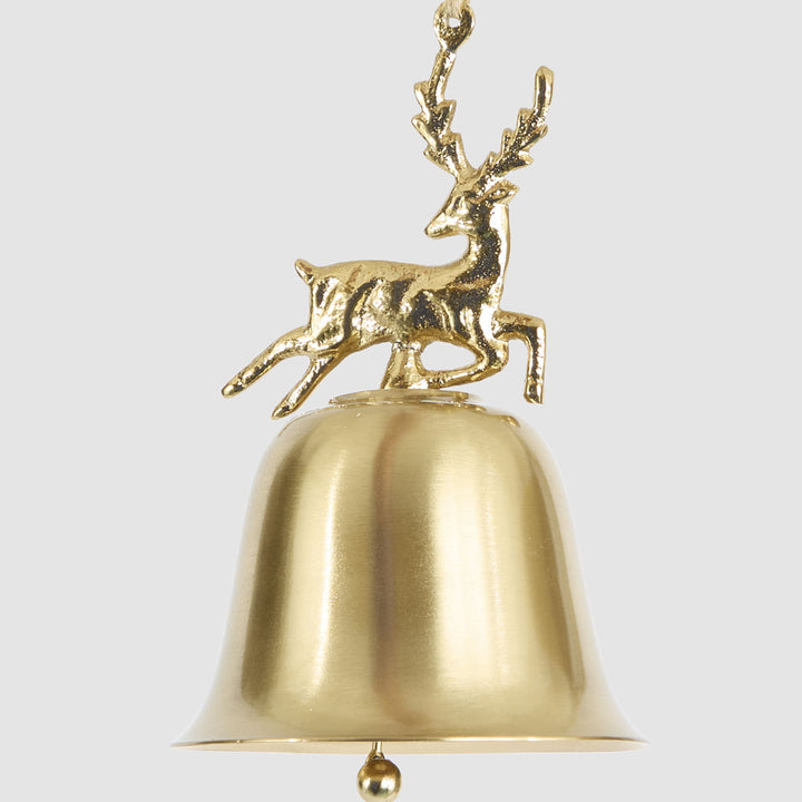 Reindeer Bell Tree Decoration 10x15.5cm