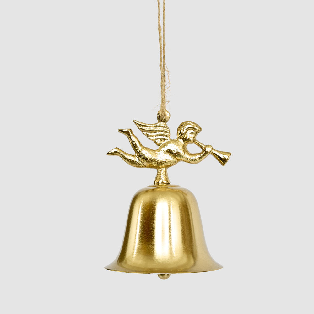 Cherub Bell Tree Decoration 8x11cm