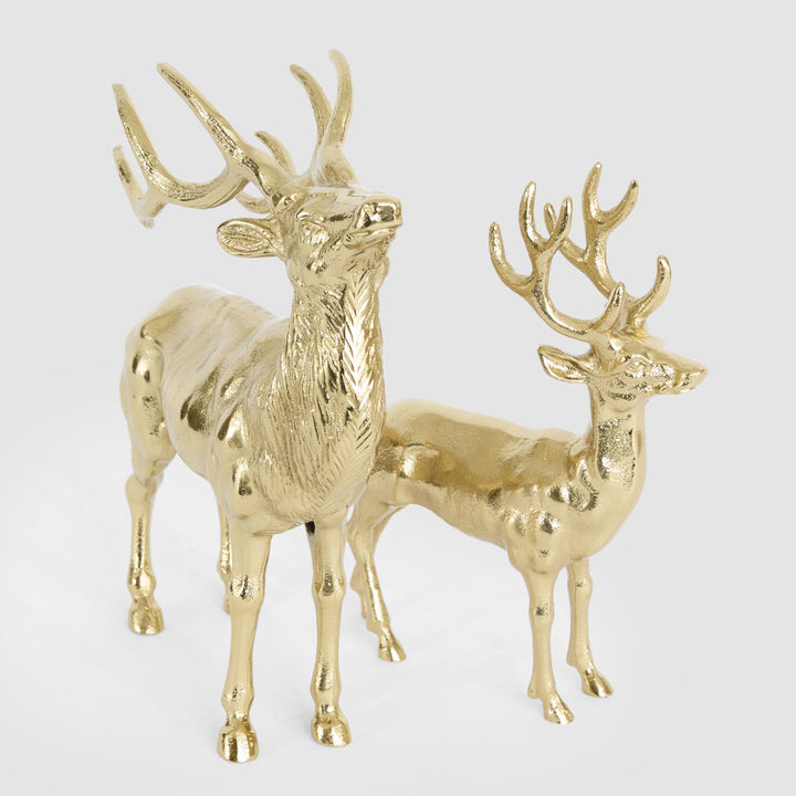 Small Forest Aluminium Deer 19x24cm