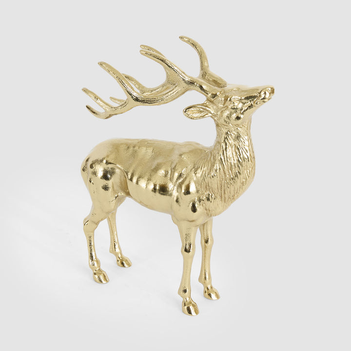 Large Forest Aluminium Deer 24x28cm
