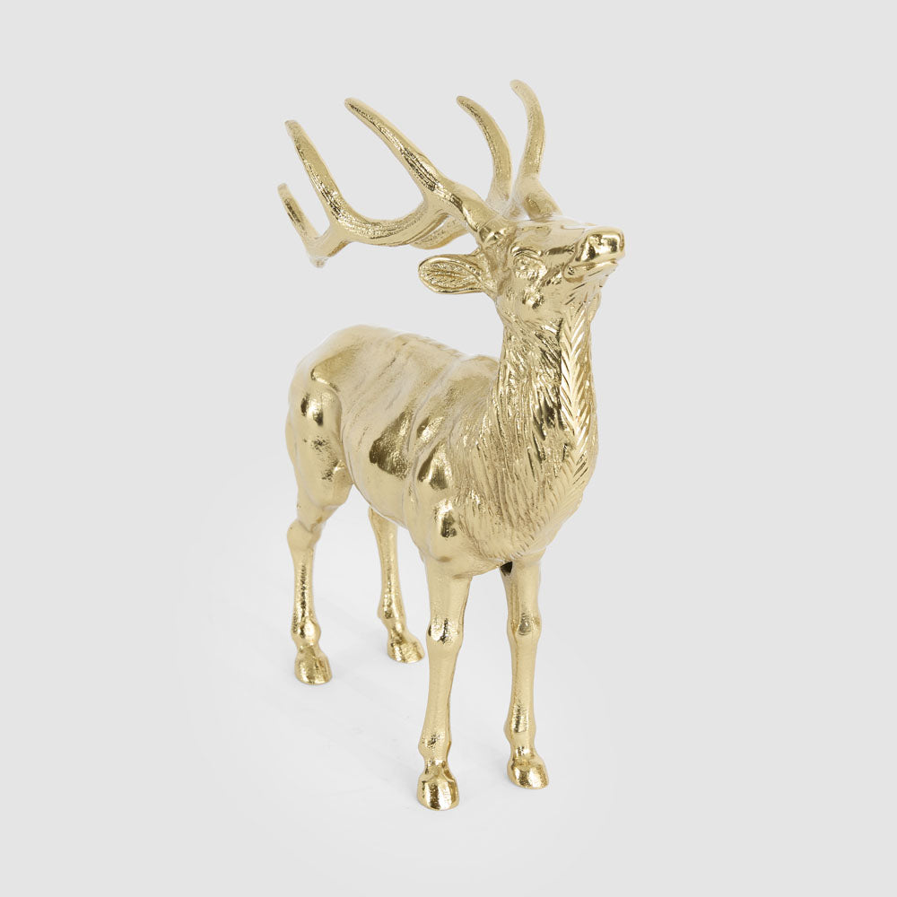 Large Forest Aluminium Deer 24x28cm