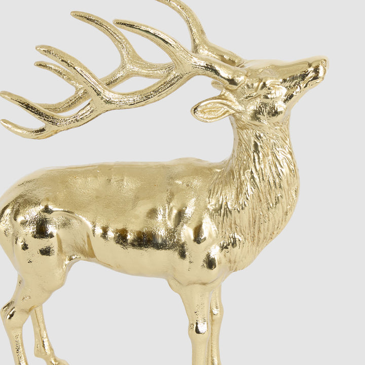 Large Forest Aluminium Deer 24x28cm