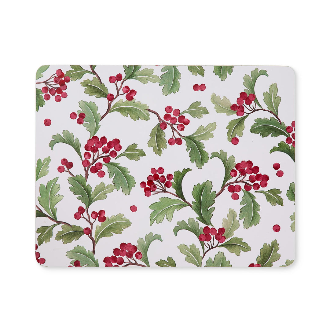Evergreen Rectangle Hard Placemat Set 4