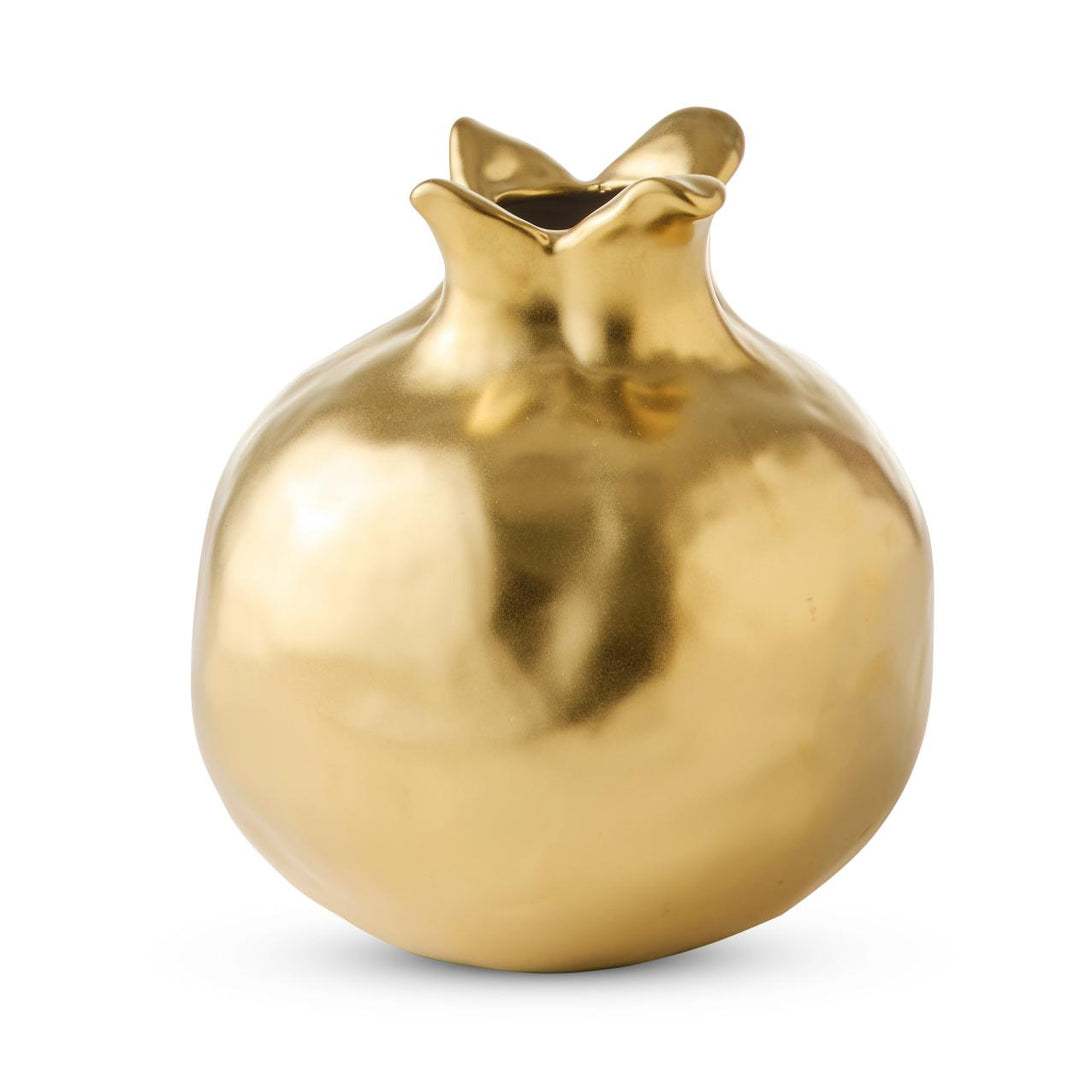 Pomegranate Gold Bud Vase Lrg D13Xh14cm